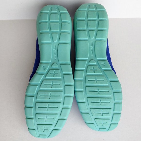 Easy Spirit Abide Suede Casual Flat 10M Blue - Picture 3 of 8